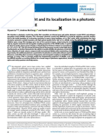 High-Q Slow Light and Its Localization in A Photonic