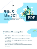 PP 22 Tahun 2021 - Perubahan Regulasi Acuan (BML)