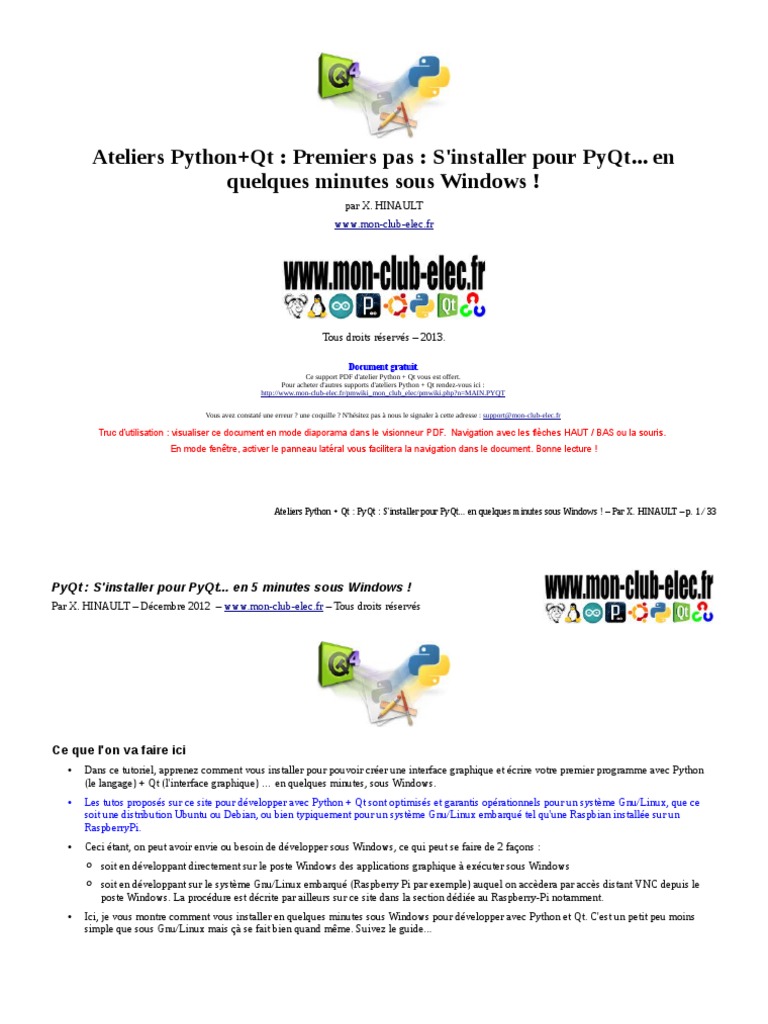 Id 11671 | PDF | Python (Langage de programmation) | Microsoft Windows