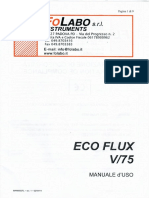 Manuale Cappa Eco Flux v75