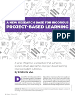 A New Research Base For Rigorous Project-Based Learning.