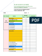 Jadwal Evaluasi Tahfidz Semester 2