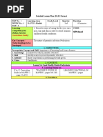 Grade 4 Personal Hygiene Lesson Plan | PDF | Hygiene | Toothbrush