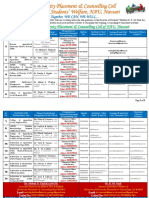 Cef11 University Placement Counselling Cell of Nau Navsari