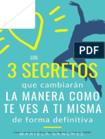 Los 3 Secretos Verte Diferente A Ti Misma Mariela Sanchez