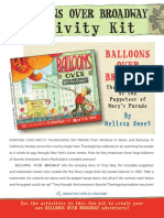 Balloons Over Broadway Activity Kit