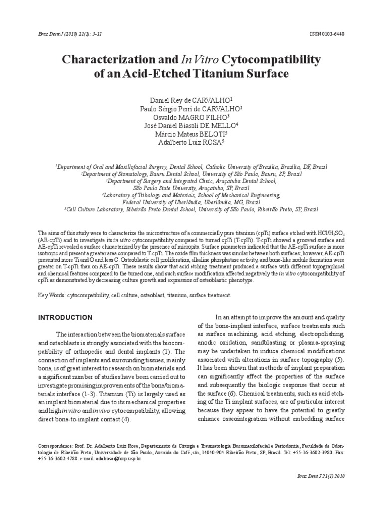 Carvalho Et Al2010Brazilian Dental Journal PDF