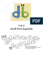 b și d