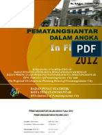 Kota Pemantang Siantar Dalam Angka 2012