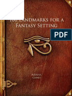 100 Landmarks For A Fantasy Setting