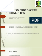 Pseudo-Croop Acute Epiglotitis (Kho Sisca Veranica O. 112019077)
