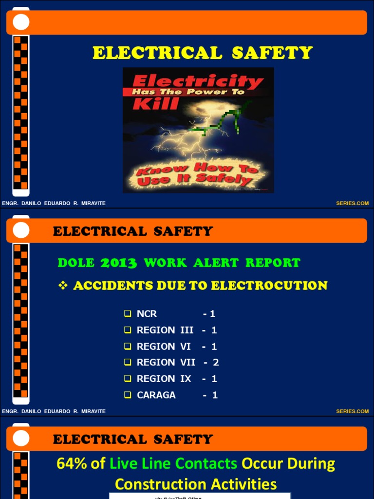 Basic Electrical Safety Cebu 1 HR Ka PDF Electrical Resistance And