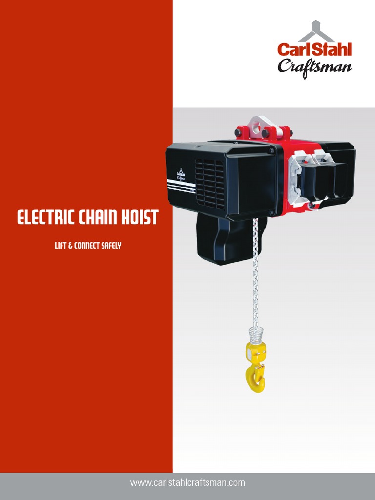 Carl Stahl Electric Hoist PDF