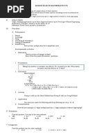 Grade 4 Multiplication Lesson Plan | PDF | Multiplication | Cognition