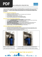 Toolbox Talk-Opening Landing Door Using Door Key - Nov 2020 Serious Incident