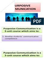 Purposive Communication