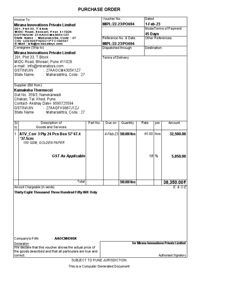 Kamaksha thermocol 694 01022023 atv 24 online box pdf economies