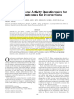 StewartA L MILLSK M KingA C HaskellW L GillisD A W N RitterP L 2001 CHAMPSphysicalactivityquestionnaireforolderadultsoutcomesforinterventions