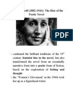 Virginia Woolf's Poetic Novels