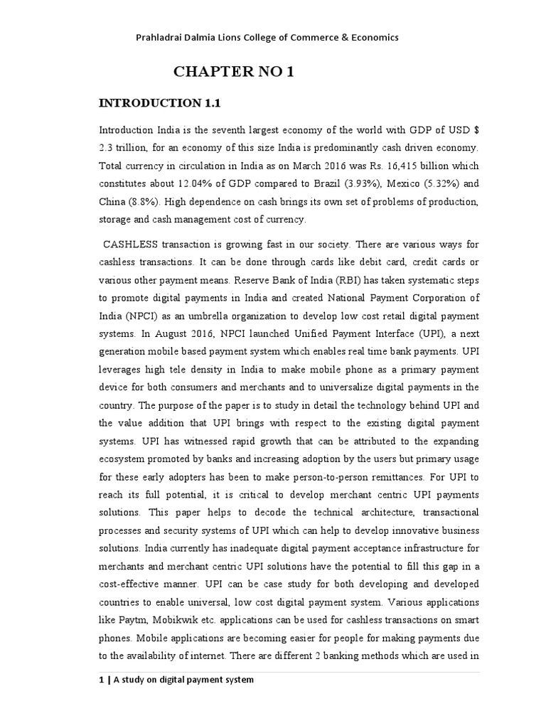 Digital Payment System Examples