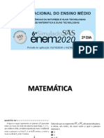 6o Simulado Sas Fisica e Matematica