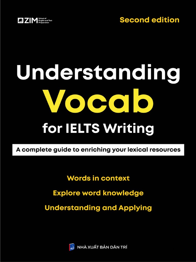 Understanding vocab for ielts writing pdf