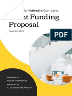 Grant Funding Proposal: Prepared For Aldenaire Company