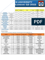 ProU Calendar - Q2-2022