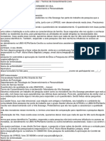 Consentimento pesquisa qualidade vida moradores