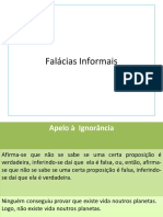 Falácias Informais