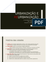 Urbanização e Reurbanização