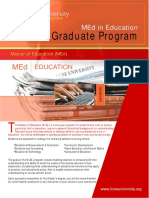 IICSE University MEd in Education Graduate Program