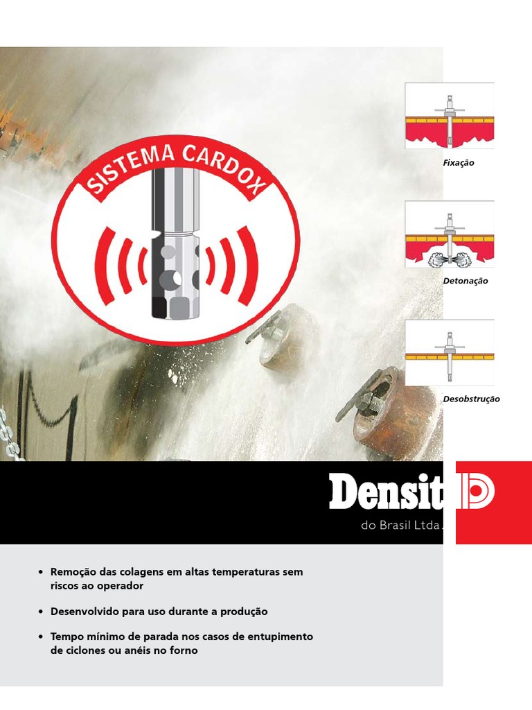 Sistema Cardox: Remoção Segura de Colagens | PDF | Cimento