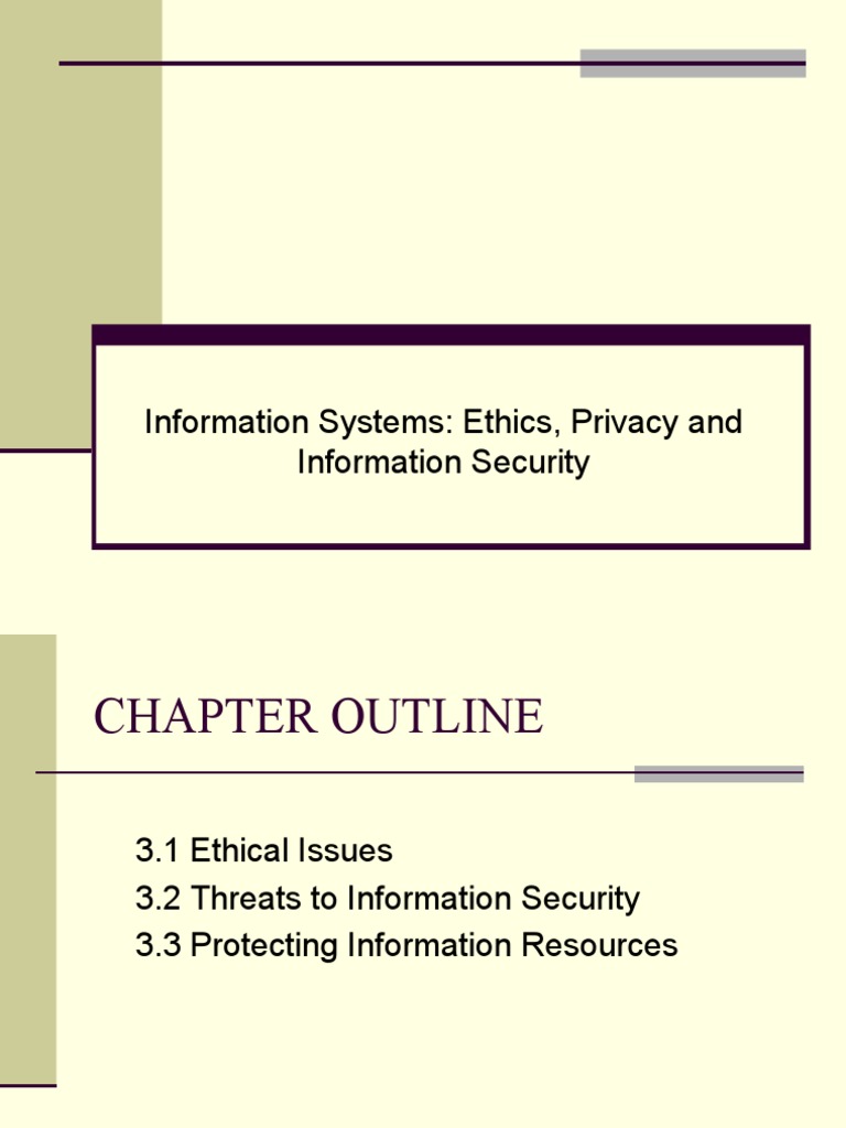 Code of Ethics in IS | PDF | Computer Network | Privacy