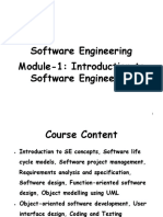 Software Engineering PPT - 1