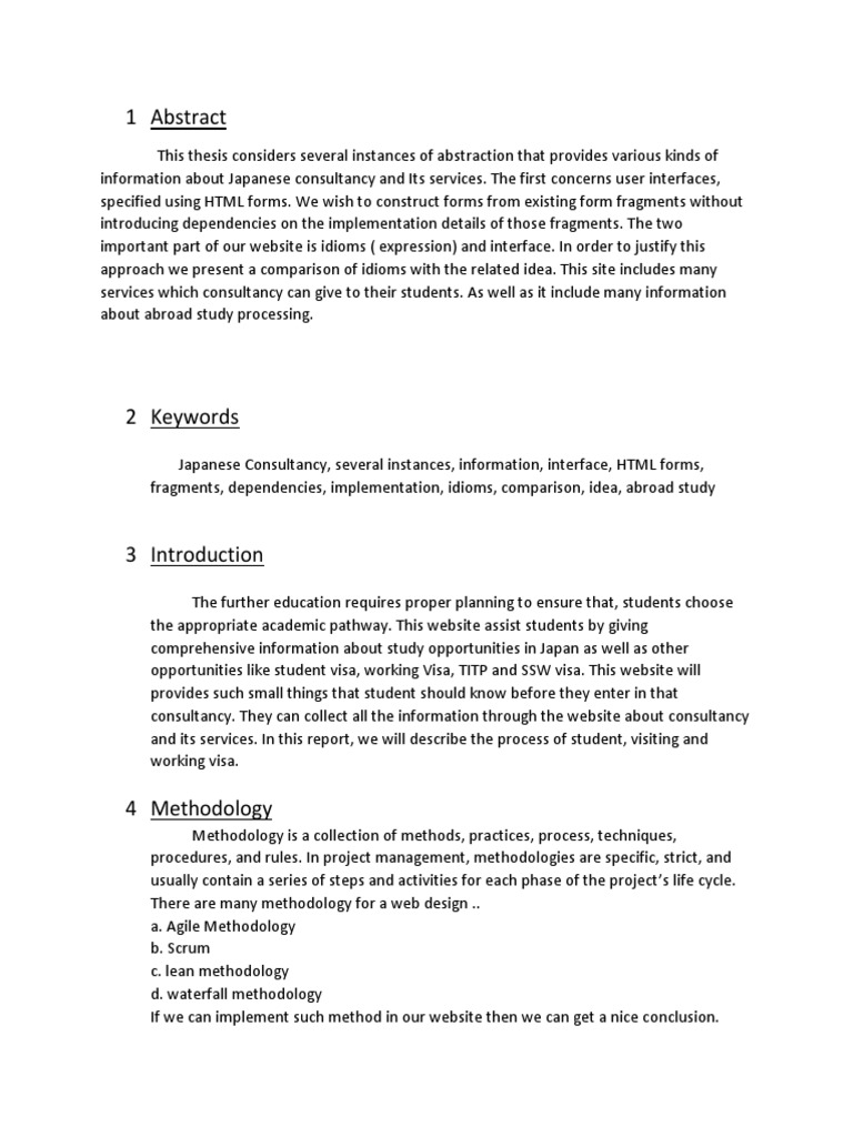 Abstract PDF Methodology Computer Science