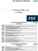 CS For PGDM - Course Notes Set-1 by Prof CB Mohan
