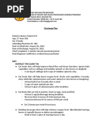 BSN 2F Discharge Plan