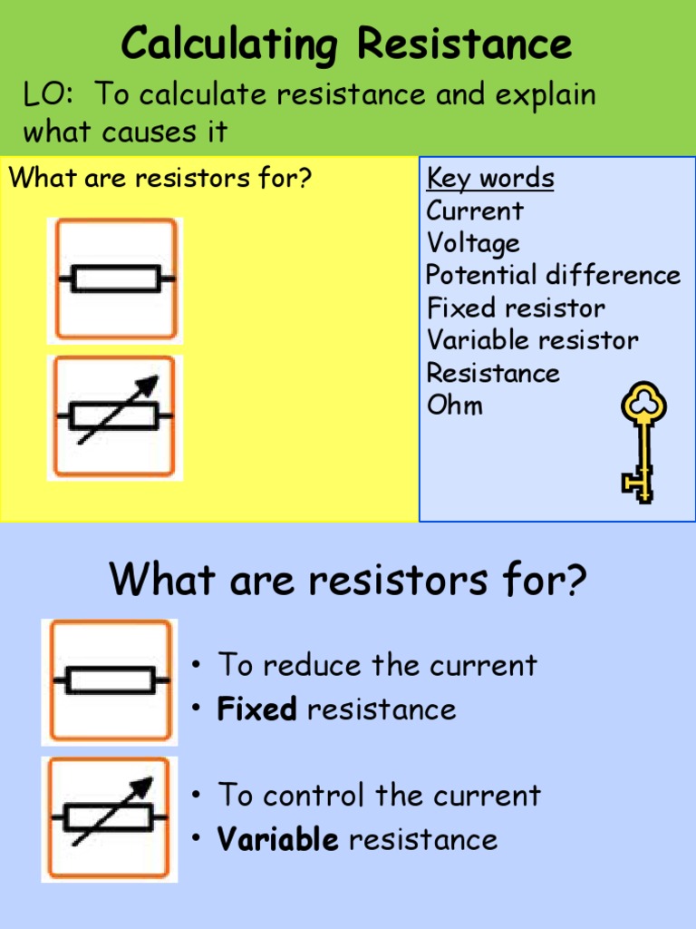 Calculating Resistance Understanding How Resistors Reduce Current and Circuit Diagram