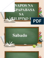 Post Reading Assessment in Filipino
