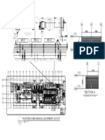 Roof deck mechanical equipment layout diagram