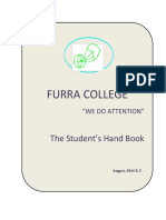 Furra College Student Handbook