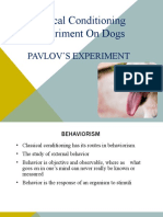 Pavlov's Dogs: Classical Conditioning Experiment