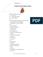 Methods of Facilitating Learning