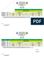 Schedule of Classes Grade Iv 2023