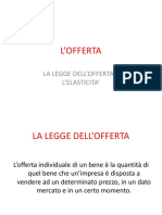 L'OFFERTA