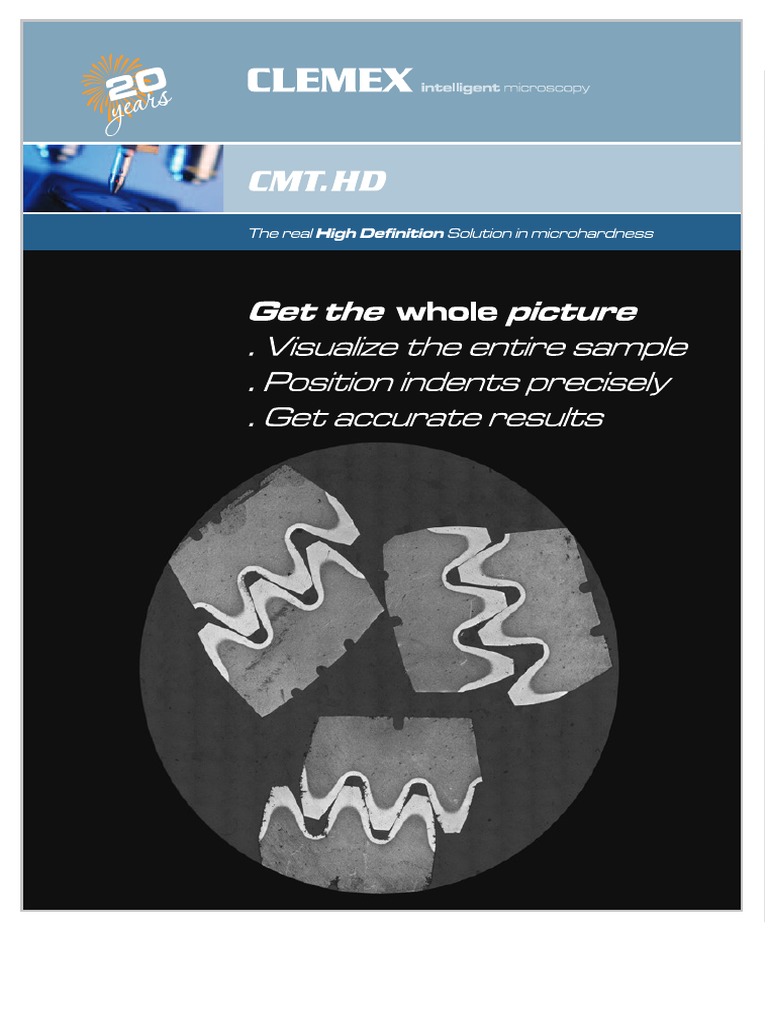 Clemex CMTHD | PDF