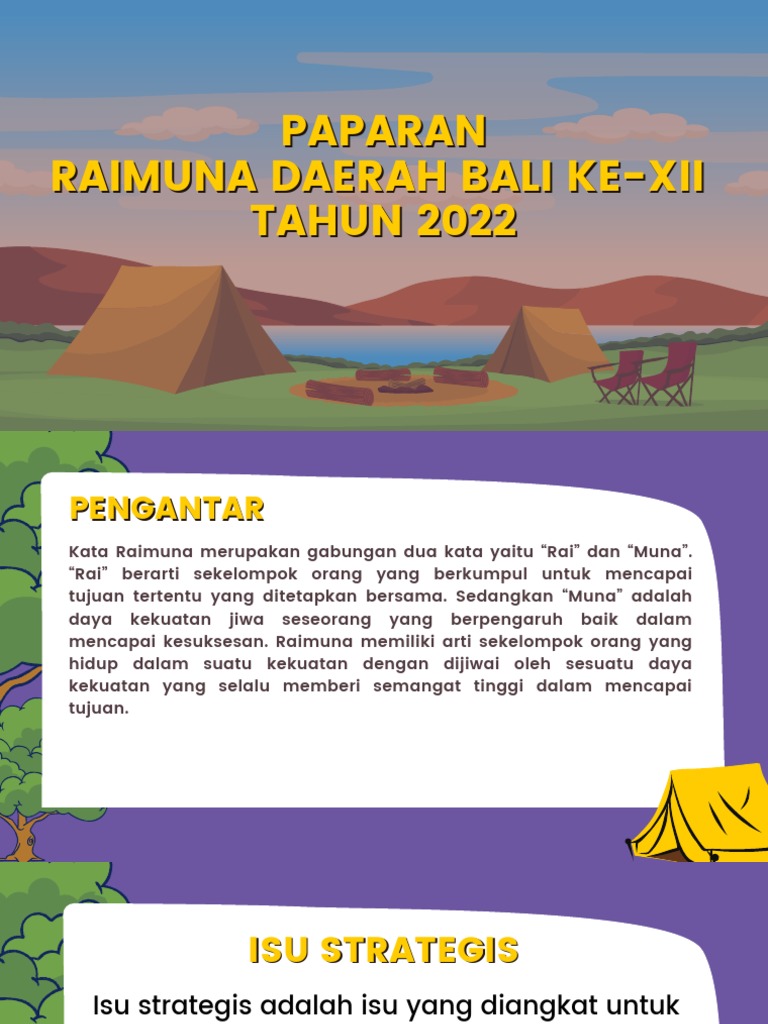 FF FF Raimuna Daerah Bali XII Tahun 2022 | PDF