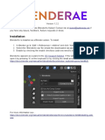 BlenderAe Installation and User Guide 1 - 2 - 2