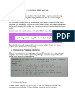 Polinomial (Suku Banyak)